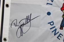 Bryson DeChambeau signed 2024 US Open at Pinehurst No. 2 Flag Display - Framed JSA #AZ84124