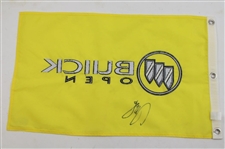 Sergio Garcia Signed Buick Open Embroidered Flag Beckett #BS38758