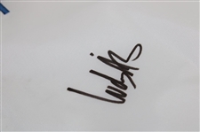 Ludvig Aberg Signed 2024 U. S. Open At Pinehurst Embroidered Flag Beckett #BP90116