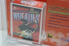 Tiger Woods Gold Signature Commemorative Mini Wheaties Box