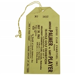 1963 Palmer vs Player 18 Hole Golf Exhibition at Hillcrest CC Ticket #2657