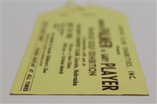 1963 Palmer vs Player 18 Hole Golf Exhibition at Hillcrest CC Ticket #2657