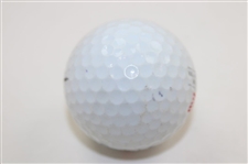 President George W. Bush Signed Titleist 2 USA Flag Logo Golf Ball JSA ALOA