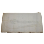 Original 1924 The Old Course St. Andrews Aerial Map Surveyed & Depicted by MacKenzie