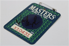 Fred Couples Signed 1992 Masters Tournament SERIES Badge #X10431 JSA ALOA
