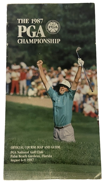 1987 PGA Championship Official Course Map And Guide