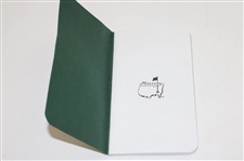 2001 Masters Tournament Players Yardage Book/Guide