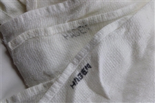 Walter Hagen's Personal White Table Cloth & Two (2) Towels w/Shelby Plyer Letter