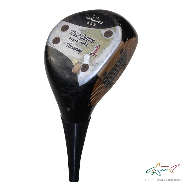 Greg Normans Personal Macgregor Tourney Eye-O-Matic Oil Hardened 653 Driver