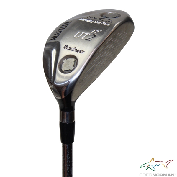 Greg Normans Personal Macgregor MACTEC NVG2 Maraging Cup Face UT2 17 Degree Hybrid