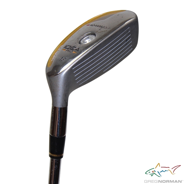 Greg Normans Personal Adams Golf Idea Pro 18 Degree Hybrid