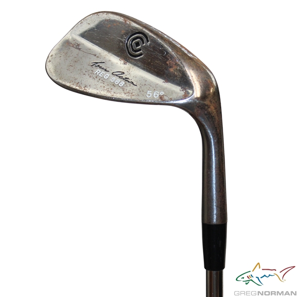 Greg Normans Personal Cleveland Tour Action Reg. 588 56 Degree Sand Wedge