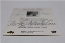 Jack Nicklaus Signed 2001 Upper Deck Golf Gallery Card JSA ALOA