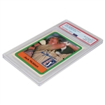 Jack Nicklaus Signed 1981 Donruss Golf #13 PSA Auto 10