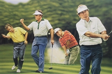 Ray Floyd's Ltd Ed 'The Major Championships' Alan Zuniga Golf Print #684/850