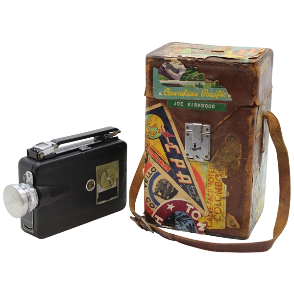 Joe Kirkwoods Kodak Magazine 16mm Camera & World Traveled Case