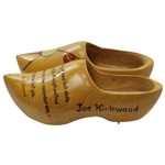 Joe Kirkwood's Unique Vibrant Golf Shoes Clogs w/Golf Poem Engraving