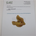 Joe Kirkwood's Unique Vibrant Golf Shoes Clogs w/Golf Poem Engraving