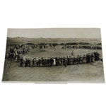 Joe Kirkwood Putting Before A Big Gallery On The 2nd Green Open Championship at St. Andrews Wire Photo