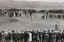 Joe Kirkwood Putting Before A Big Gallery On The 2nd Green Open Championship at St. Andrews Wire Photo