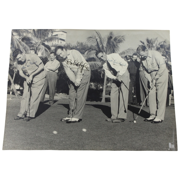 Kirkwood, Bob Hope & Two (2) Others Signed Original Photo JSA ALOA