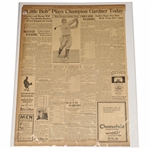 1916 Atlanta Constitution Bobby Jones "Little Bob" Newspaper Article/Photo