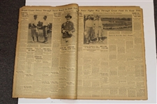 1930 Atlanta Constitution Bobby Jones Golfdom's King Newspaper Article/Photo
