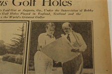 1927 Atlanta Journal Bobby Jones Southern Open & Open Championship Champion & Augusta National