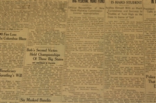 1916 & 1929 Atlanta Journal Bobby Jones Little Bob Jones Newspaper Merion & Pebble Beach