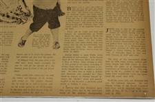 1916 & 1929 Atlanta Journal Bobby Jones Little Bob Jones Newspaper Merion & Pebble Beach