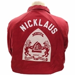 Jack Nicklaus Mony Tournament of Champions at La Costa Dark Red Caddie Jacket