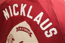 Jack Nicklaus Mony Tournament of Champions at La Costa Dark Red Caddie Jacket