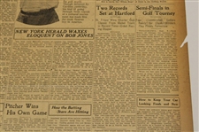 1916 Atlanta Journal Bobby Jones The Little Gamecock Of Atlanta Newspaper Article/Photo plus more