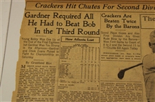 1916 Atlanta Journal Bobby Jones The Little Gamecock Of Atlanta Newspaper Article/Photo plus more