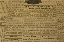 1916 Atlanta Journal Bobby Jones The Little Gamecock Of Atlanta Newspaper Article/Photo plus more