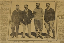 1916 Atlanta Journal Bobby Jones The Little Gamecock Of Atlanta Newspaper Article/Photo plus more