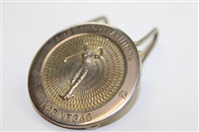Jacky Cupit's 1963 Sahara Invitational Contestant Badge/Clip - Jack Nicklaus Win