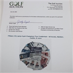Fifteen (15) Jacky Cupit Champions Tour Credentials - All Access, Member, Caddie, & more