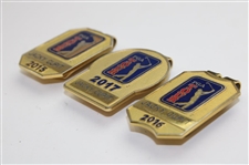 Jacky Cupit's 2015, 2016 & 2017 PGA Tour Member Money Clips