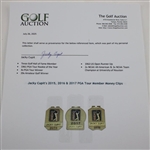 Jacky Cupit's 2015, 2016 & 2017 PGA Tour Member Money Clips