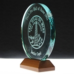 Jacky Cupit's 1983 East Texas Oil Mens Pro Am Classic Pro's Pro Hall Of Fame Glass Trophy