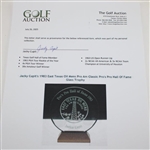 Jacky Cupit's 1983 East Texas Oil Mens Pro Am Classic Pro's Pro Hall Of Fame Glass Trophy
