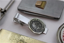 Jacky Cupit's Four (4) Money Clips & (1) Contestant Badge