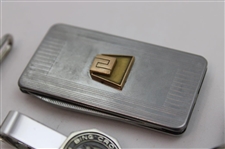 Jacky Cupit's Four (4) Money Clips & (1) Contestant Badge