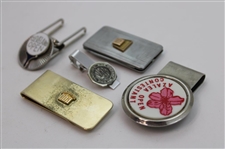 Jacky Cupit's Four (4) Money Clips & (1) Contestant Badge