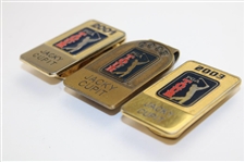 Jacky Cupit's 2001, 2002 & 2003 PGA Tour Member Money Clips