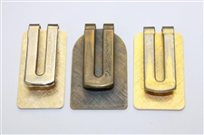 Jacky Cupit's 2001, 2002 & 2003 PGA Tour Member Money Clips