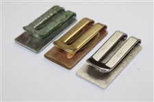 Jacky Cupit's 1983, 1984 & 1987 PGA Tour Member Money Clips