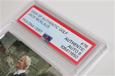 Jack Nicklaus Signed 2004 SP Authentic Ltd Ed 700/1978 Golf #76 PSA Authentic AUTO 8