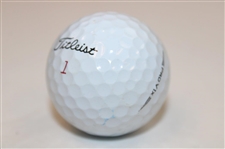 Patrick Cantlay Signed Titleist 1 Logo Golf Ball JSA ALOA